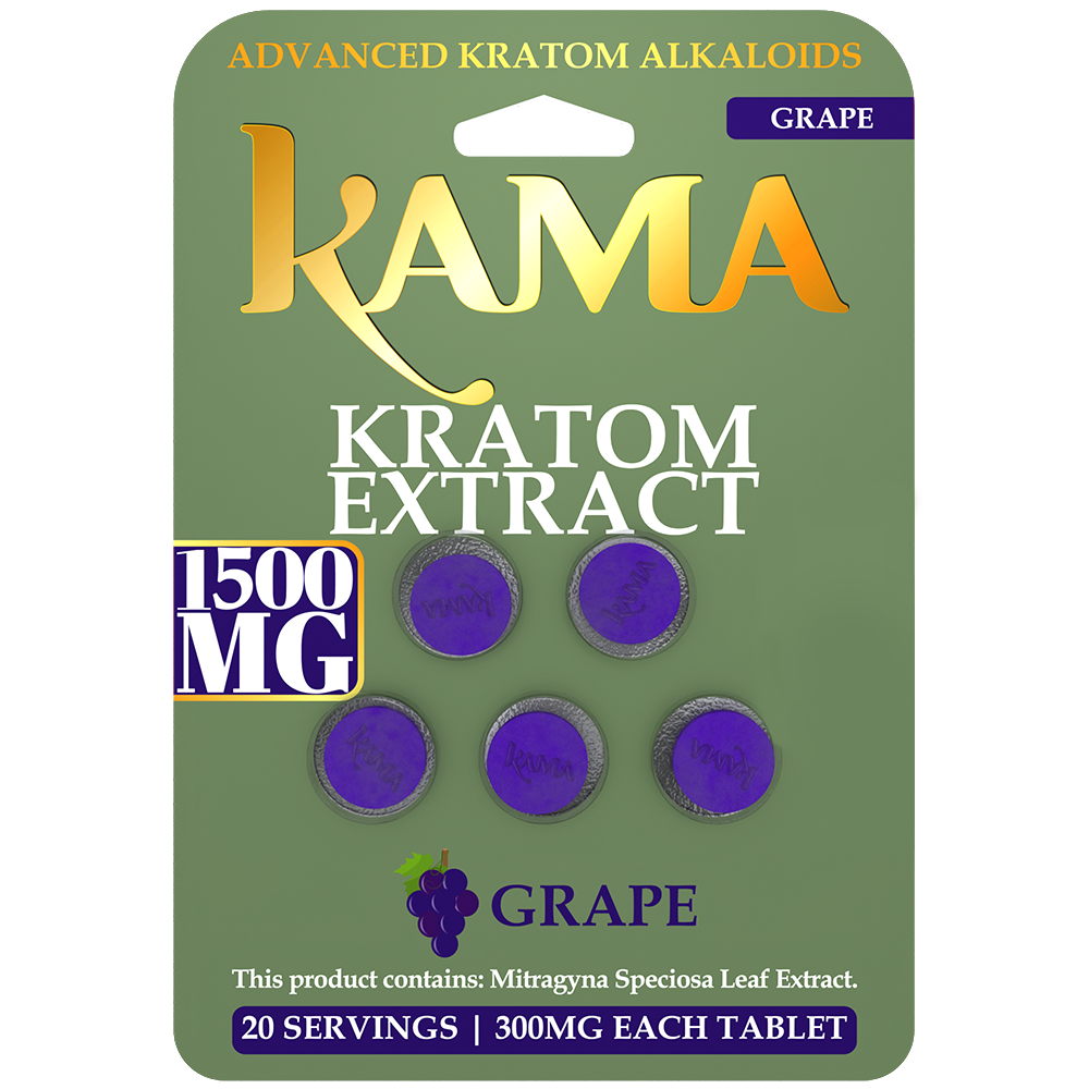 KAMA Kratom Extract 1500 MG Grape